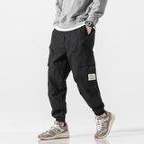 Streetwear Men's Multi Pockets Cargo Harem Pants Hip Hop Casual Male Track Pants Joggers Trousers Fashion Harajuku Men Pants